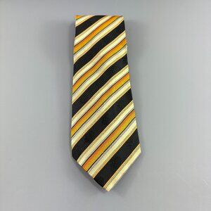 Kenzo Gold / Black Striped Men's Tie 4" x 59"